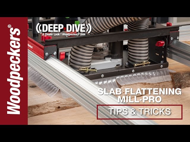 Insider Tips For Slab Flattening Mill PRO | Deep Dive | Woodpeckers Tools
