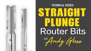 Straight Plunge Router Bit | Amana Tool Technical Series Video by ToolsToday, Your Source for Industrial Cutting Tools