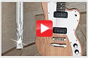 Electric Guitar Built Using Industrial CNC Router Bit Collection AMS-132