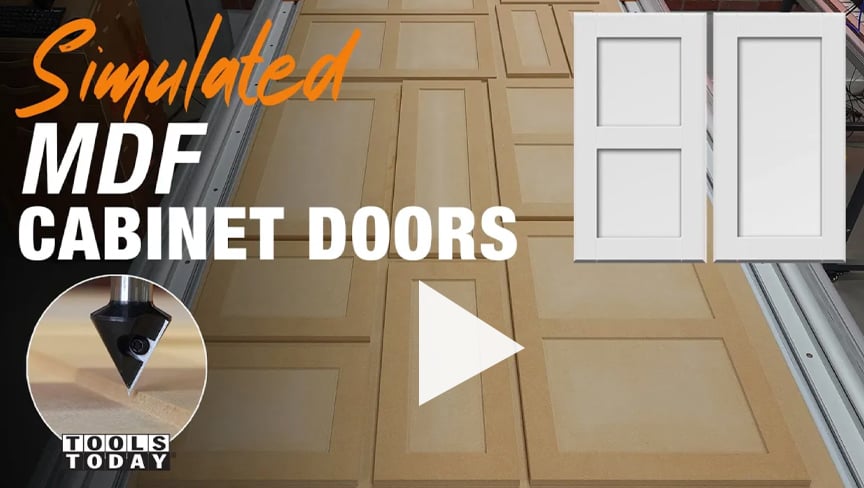 How To Make MDF Cabinet Doors, with CNC Free Plans